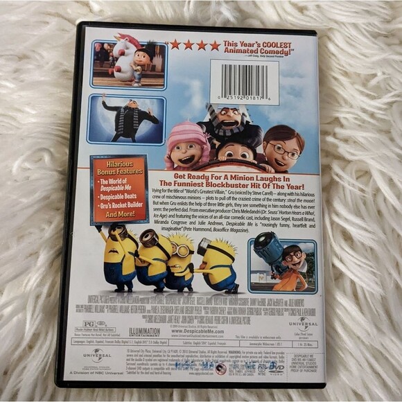 5/$25! Despicable Me movie DVD - Excellent Condition - Picture 4 of 4
